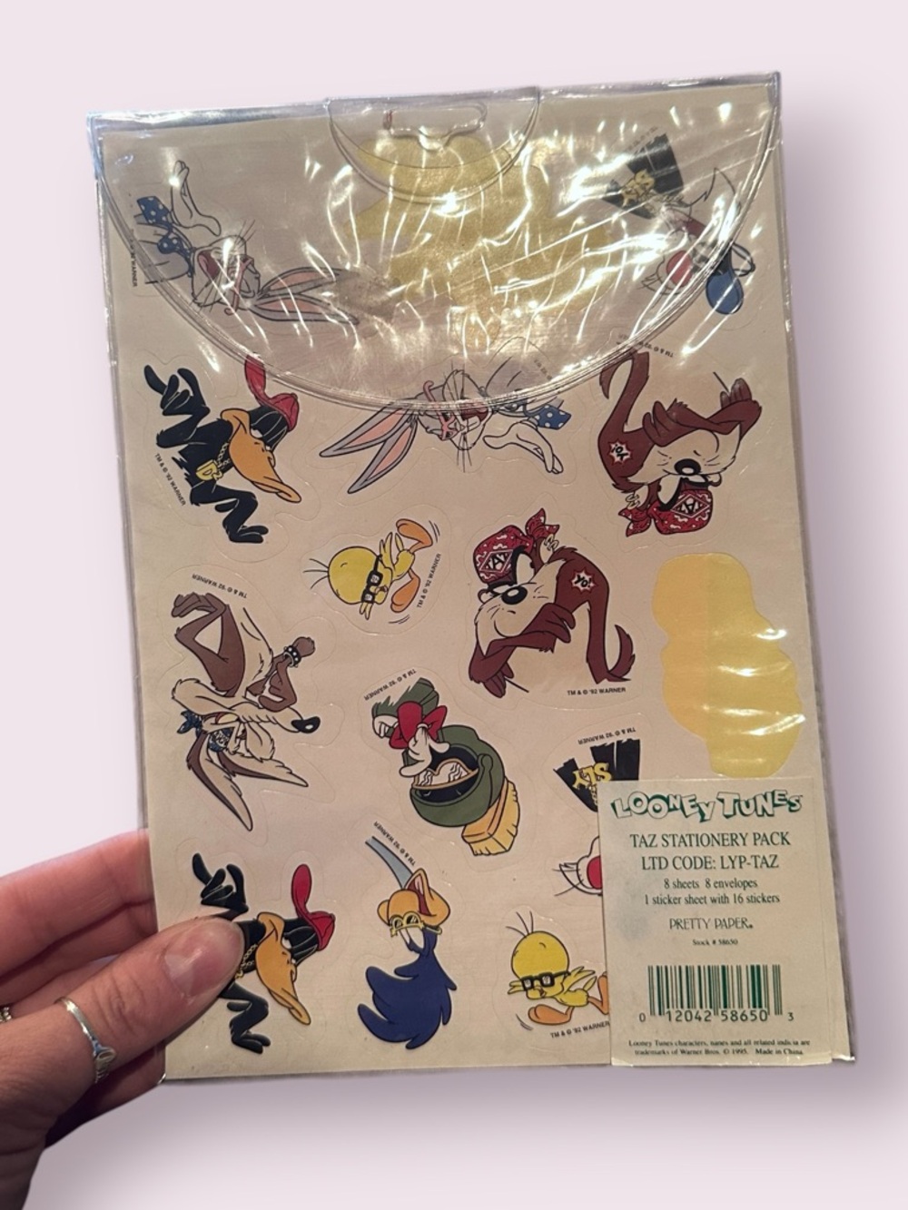 Vintage Looney Tunes Tasmanian Devil Cute Cartoon Stationery Set - Picture 6 of 12
